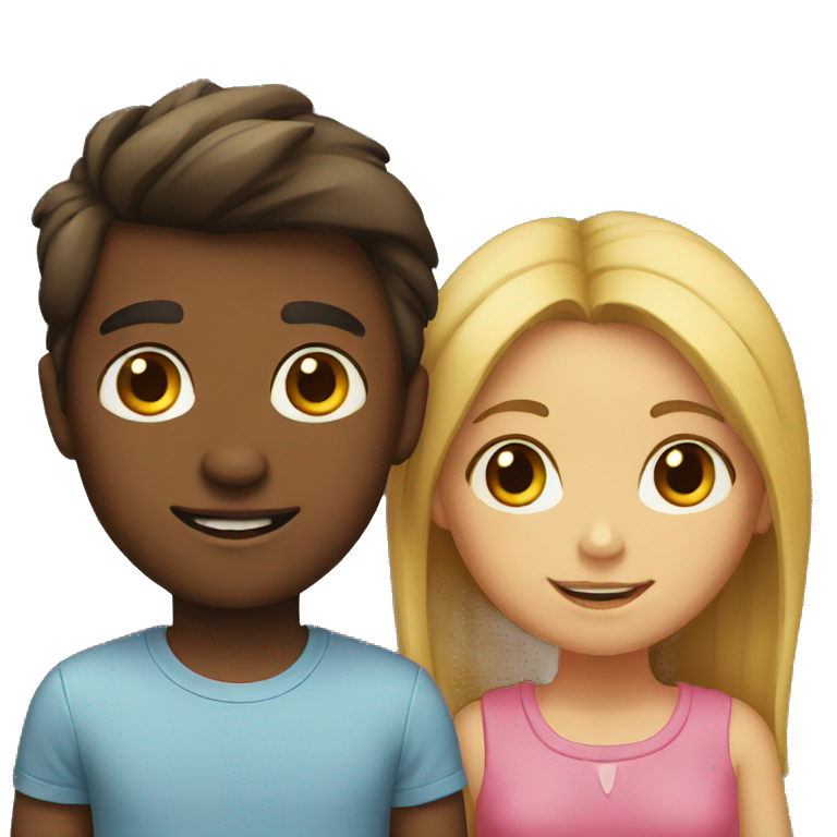 boy and girl emoji