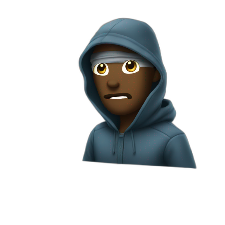 Robber in shop emoji