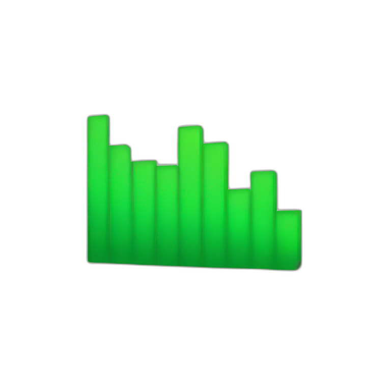 green chart emoji
