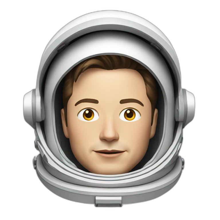 elon musk in astronaut suit emoji