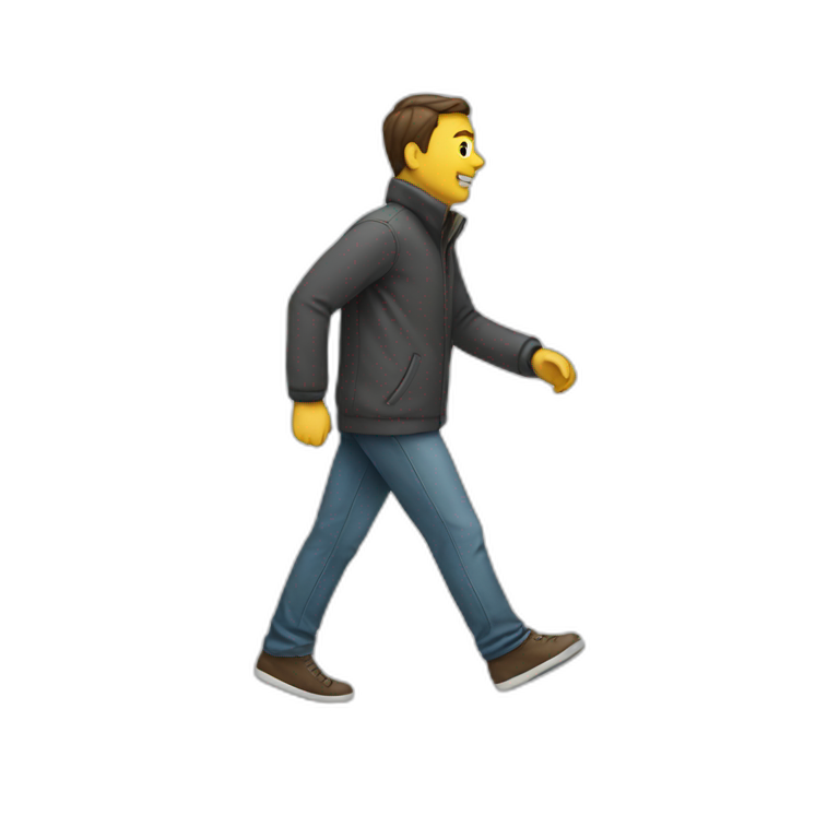 walking man emoji