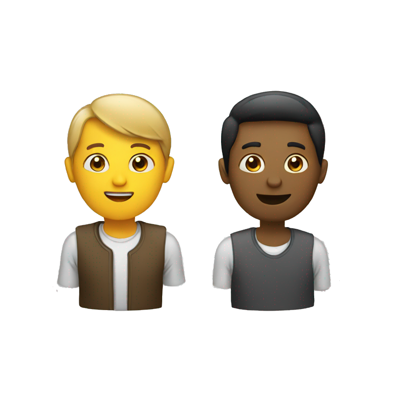 two people talk emoji