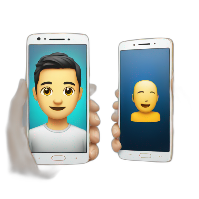 Mobile device oppo emoji
