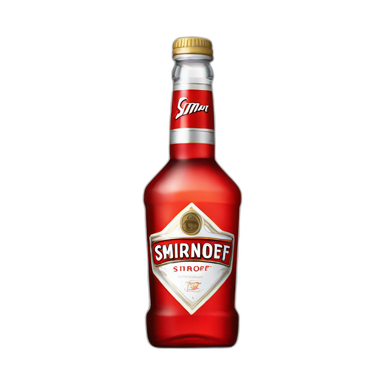 bottle of smirnoff emoji