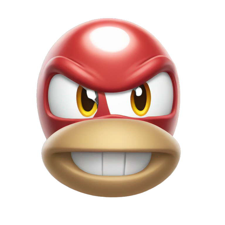 knuckles from sonic emoji