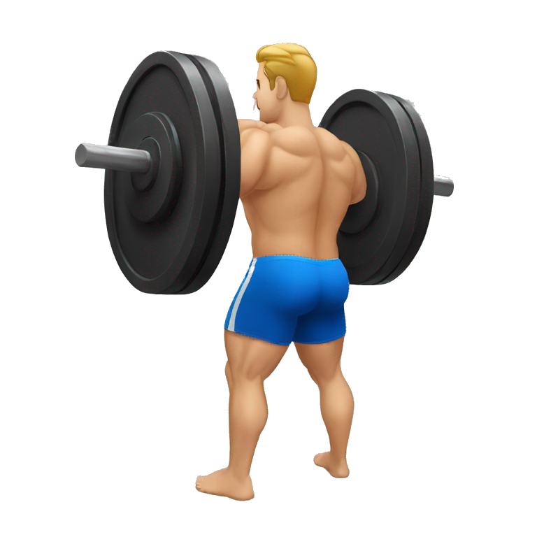 back squat large man emoji