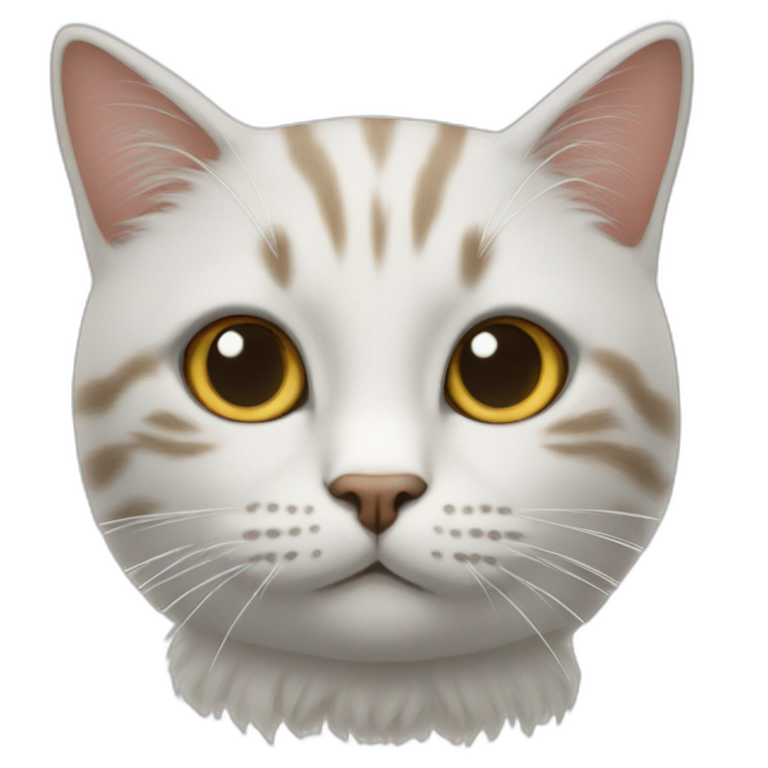 Un chat sur un chat emoji