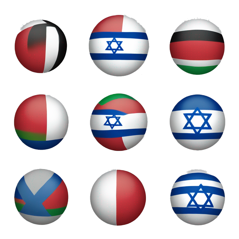 Israel Flag Orb emoji