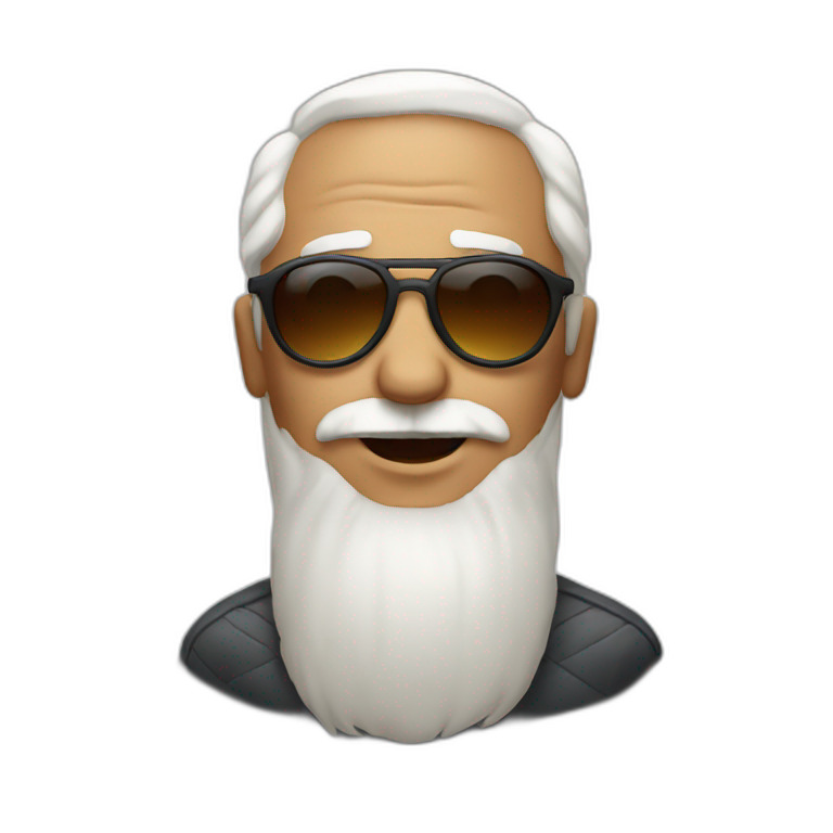 cool grandpa with sunglasses emoji