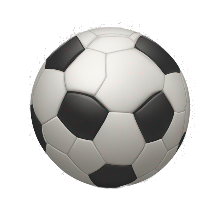 Emoji de una pelota de futbol con cara triste emoji
