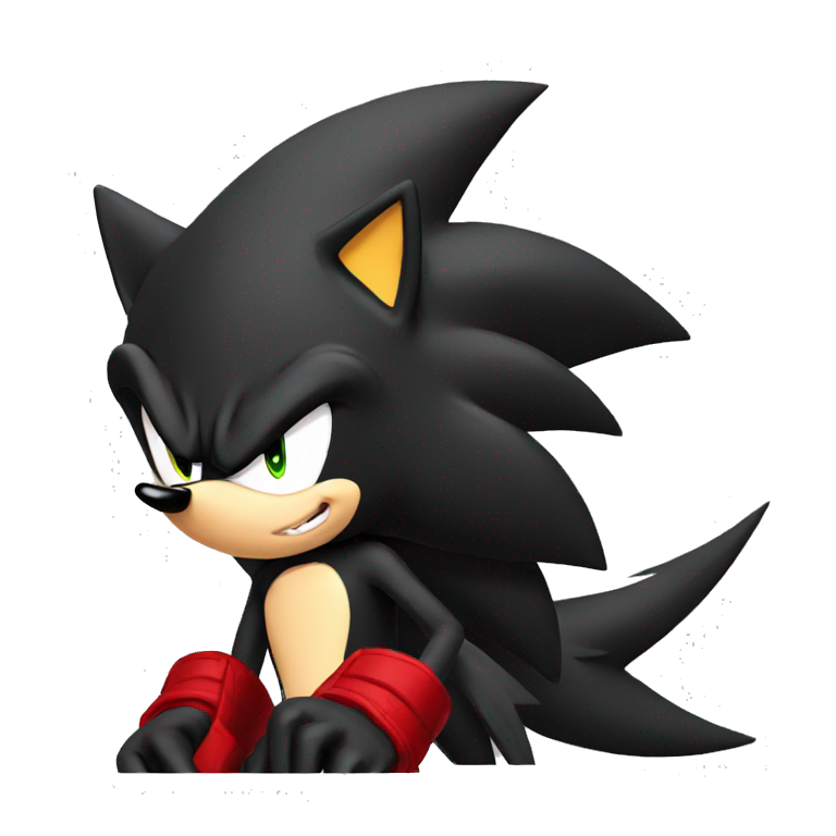 Shadow the Hedgehog sonic emoji