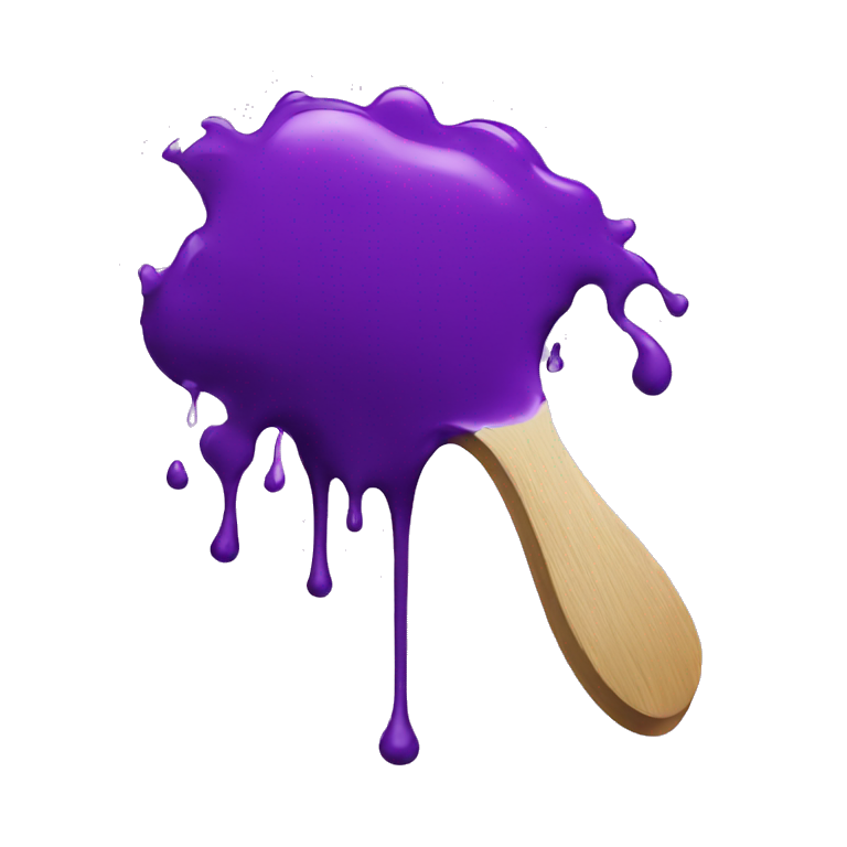 purple paint splash emoji