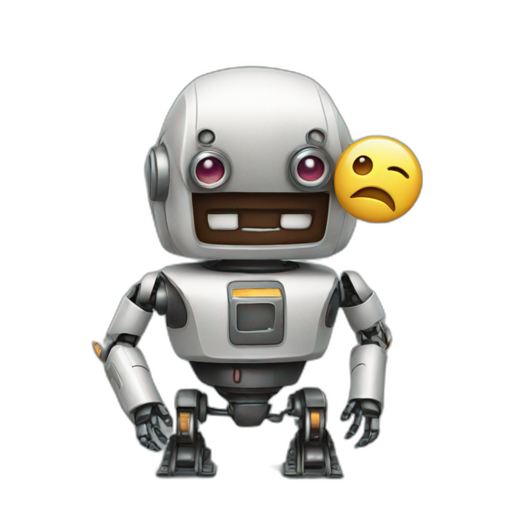 a Naughty robots emoji