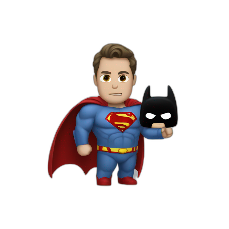 Batman vs Superman emoji