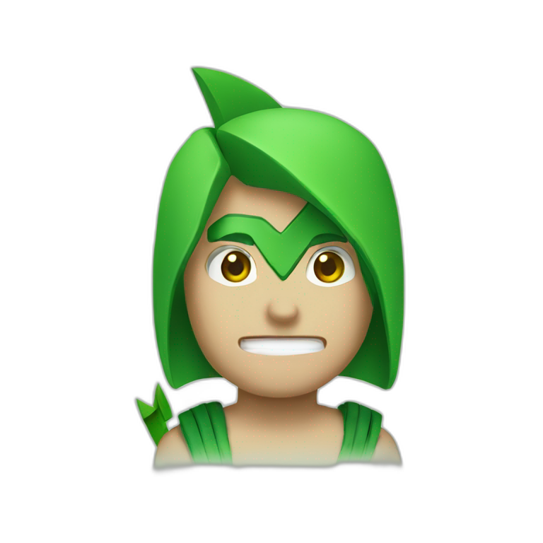 green arrow trending up emoji