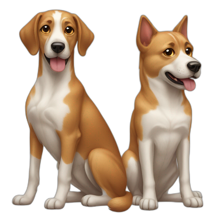 dog-cat-dog-dog emoji