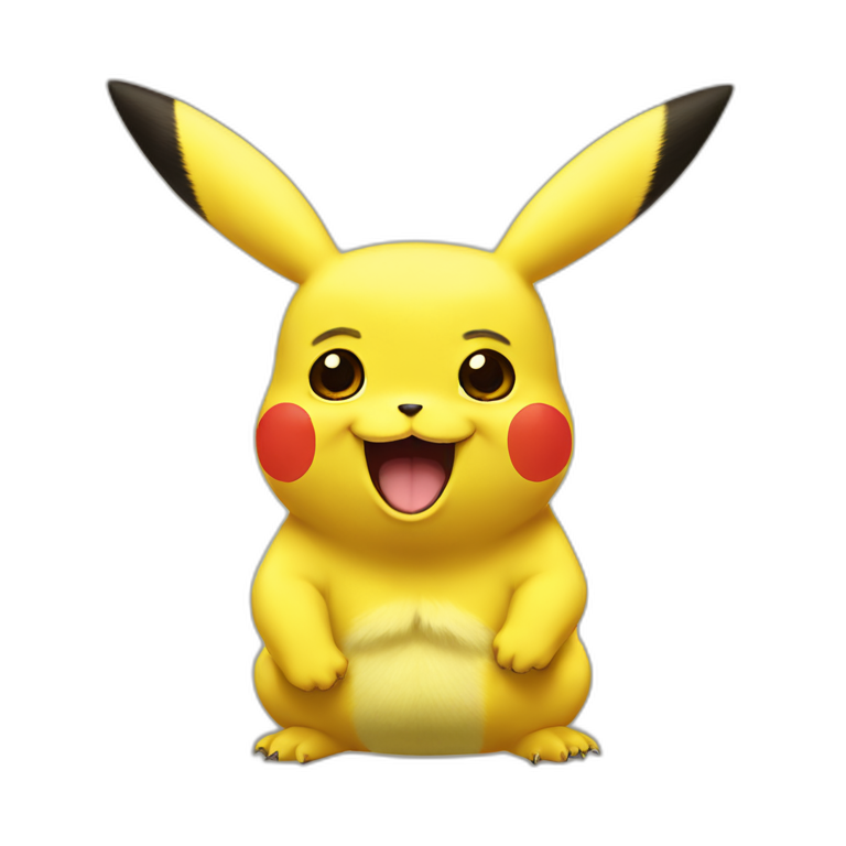 pikachu-shrek-face emoji