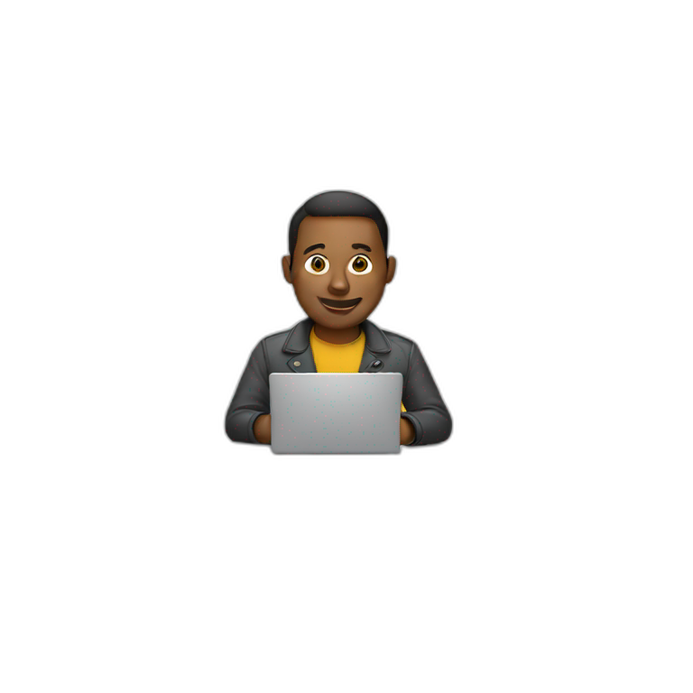 man with laptop emoji