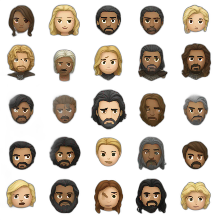 Game of thrones emoji