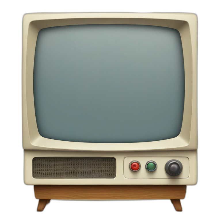 blank screen, retro tv emoji