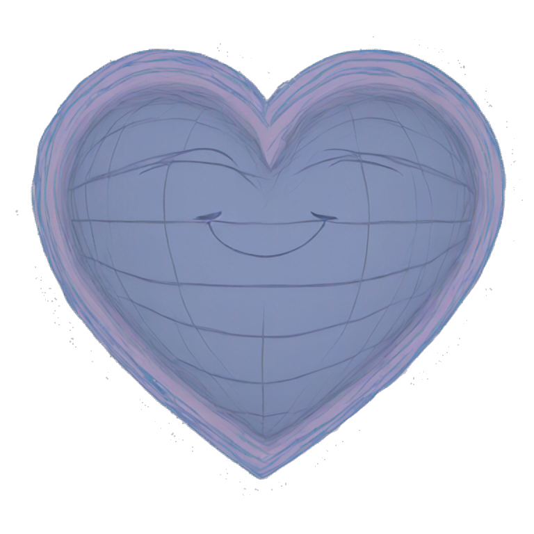 heart inside heart outline emoji