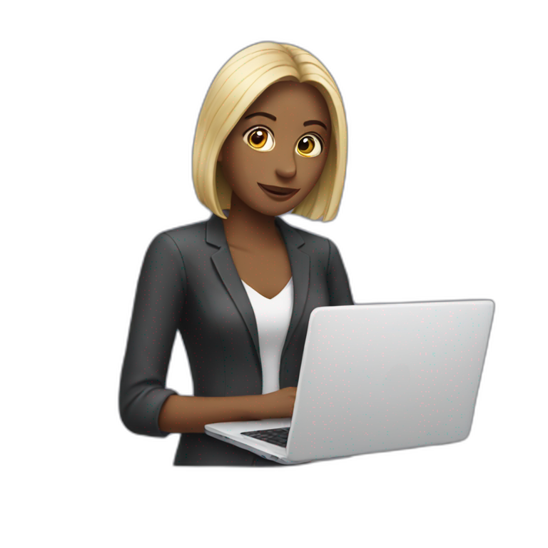 woman with laptop emoji