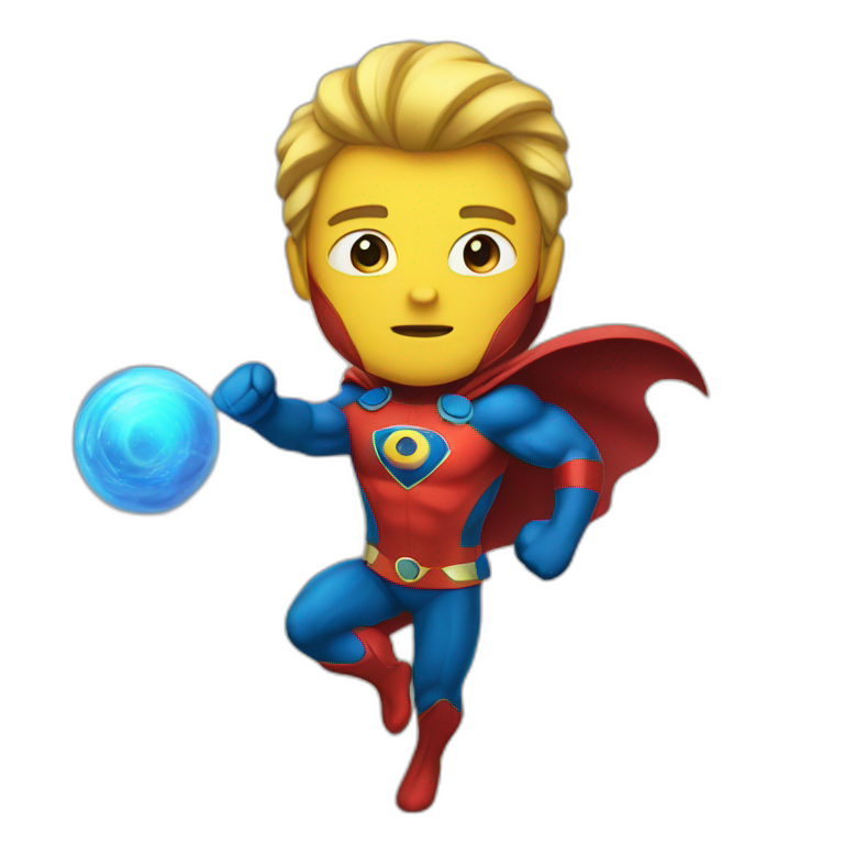 Mighty-super-hero emoji