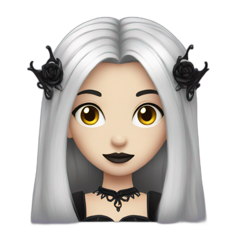 goth princess emoji