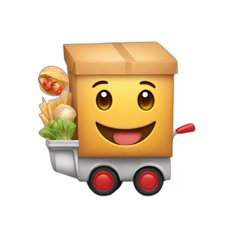 magic food-delivery emoji